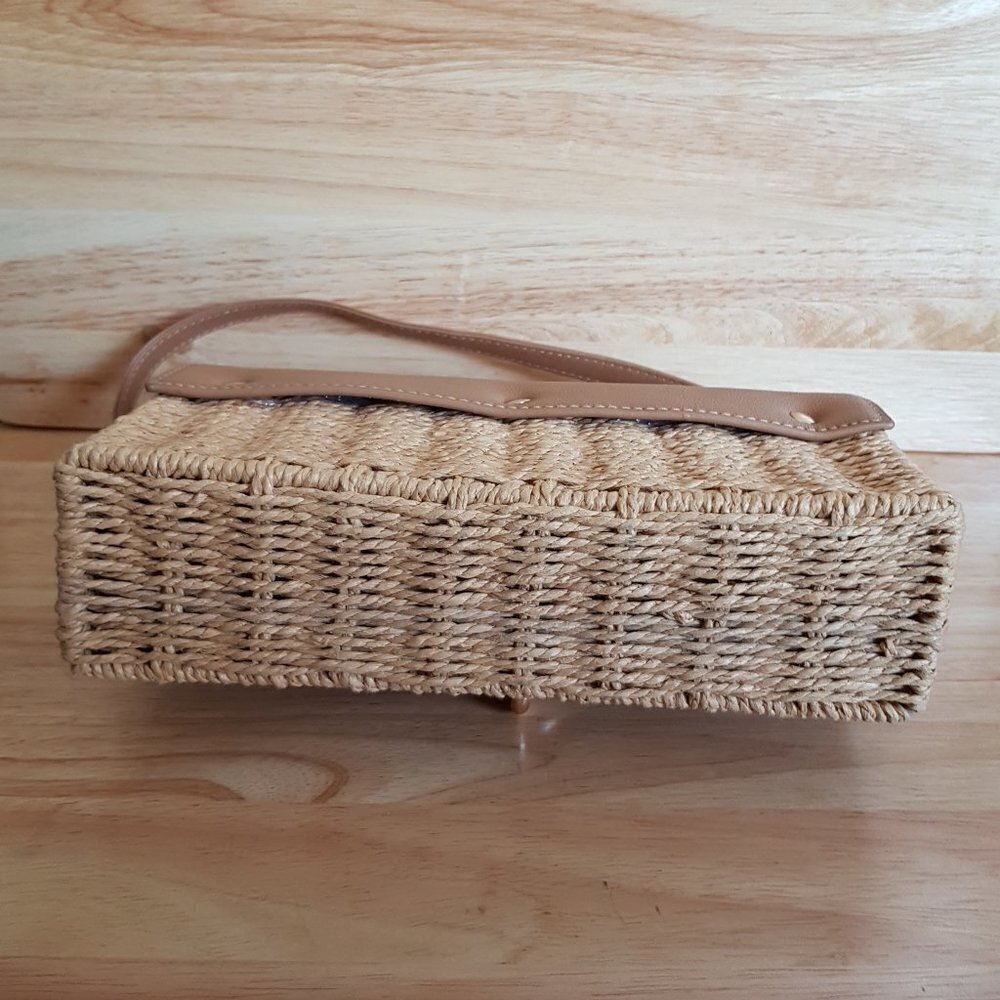🪅 LA Express women  straw wicker Crossbody Bag - Picture 9 of 13